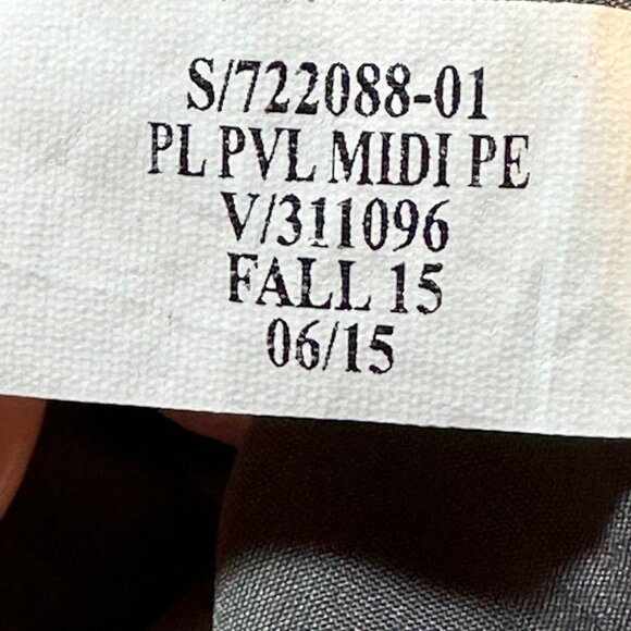 Banana Republic Women's Gray Midi Pencil Skirt Lined SZ 6 Side Slit Zip Accent - Picture 7 of 10